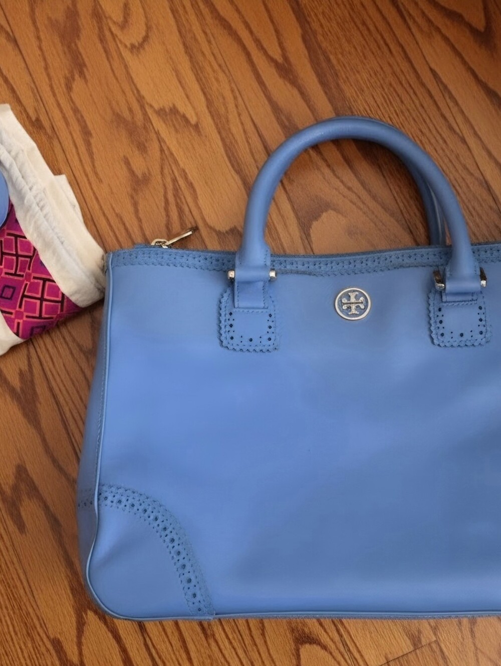 Tory Burch Robinson Spectator Double Zip Tote
